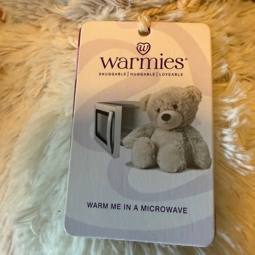 Warmies Microwavable  French Lavender Scented Stuffed Animal Weighted- Bear - Picture 4 of 8
